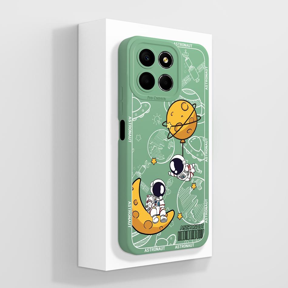 For Honor X8 X8B X8A Case Creative Paiting Cover For HonorX8B Honor X 8 5G Funda Soft Liquid Silicone Anti Drop Phone Back Cover