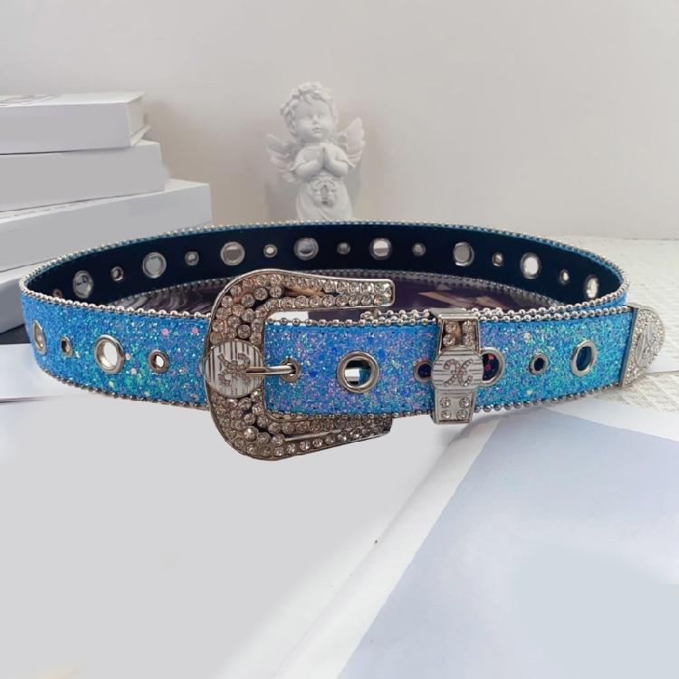 Sequined Belt for Women Fashion Waist Belt  Girl All Matching Belt for Teens Girl Western Vintage Belt Waistband