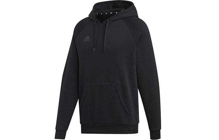 Adidas Sweatshirts Men s Black Hooded Moderate Regular DY5821 S