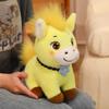 Soft Horse Animal Stuffed Toy With Flower Horse Plush Doll Pentant  Birthday Gift