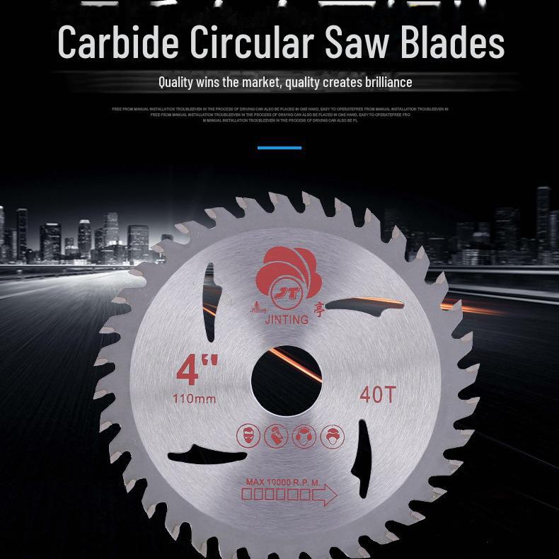 Taşınabilir Testereler için 4 İnç Karbür Marangozluk Testere Bıçağı