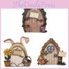 Fairy Tale Door Wooden Decor For Home Garden And Staircase Decoration