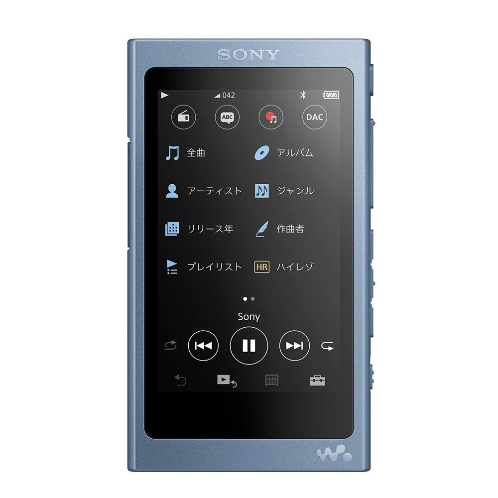 Sony Walkman A Series 16GB Resolution Compatible Up To 39 Hours of Continuous Playback 2017 Model Moonlit Blue L NW-A45 Bluetooth/microSD/High NW-A45