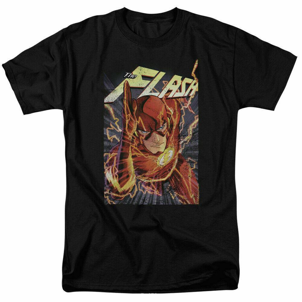 The Flash One T Shirt Licensed Comic Book Tee Black XXL