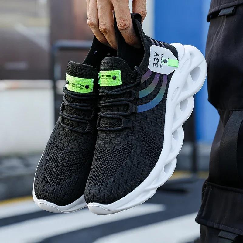 Men's Casual Sports Shoes Breathable Lightweight Outdoor Sports Shoes Jogging Tennis Fashionable Walking Men's Shoes Trainer Men