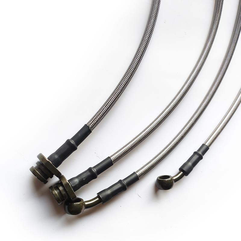 Car Extend Brake Hose For 2019-2025 Suzuki Jimny Jb74W JB64 Lengthened Brake Steel Hose 2-3 Inches Offroad Suspension Lift Kit