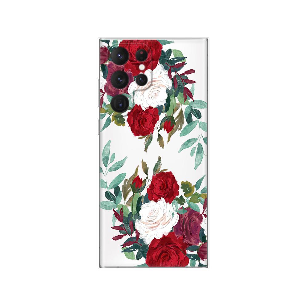 Samsung Galaxy S22 için | S22+ | S22 Ultra 5G Kılıf Samsung S22 Plus Telefon Arka Kapak GalaxyS22 S 22 Tampon Funda Silikon TPU