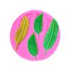 1pcs Feather Sugar Buttons Silicone Mold Fondant Mold Cake Decorating Tools Chocolate Gumpaste Mold Moldes De Silicona