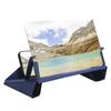 10inch 3D Magnifier Foldable MultiAngle Amplifier Mobile Phone Stand Screen Projector(Bleu )