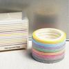 8Rolls Decorative Paper Tapes 3mmX5m Dot Striped Pattern Adhesive Tape For ScrapbookingJournal Planner Photo Album