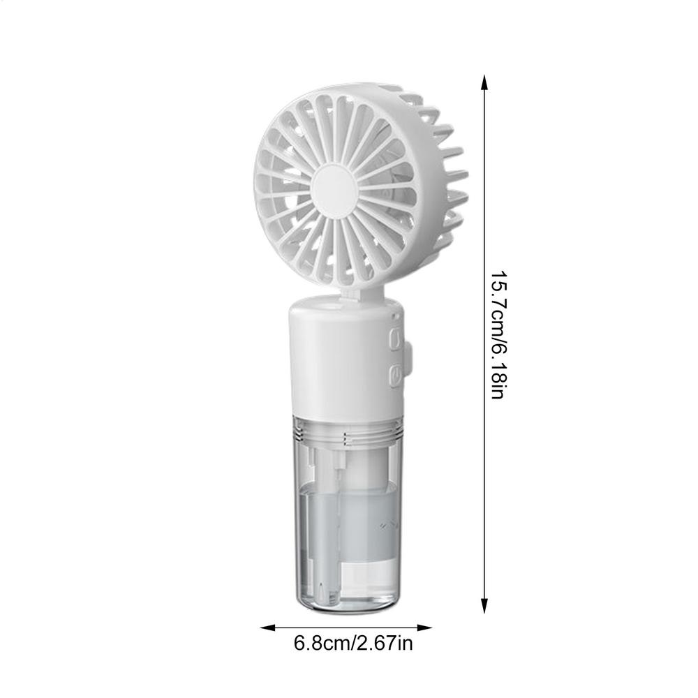 Mini Handheld cooling fan USB rechargeable humidifier fans Mini air conditioner fan Outdoor Office Camping Travel mist cooler