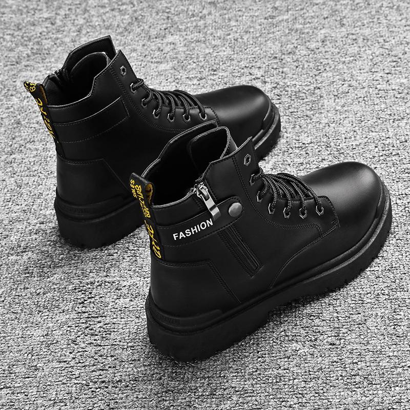 Мужские ботинки осенние модные удобные ботильоны на открытом воздухе повседневные — фото 7