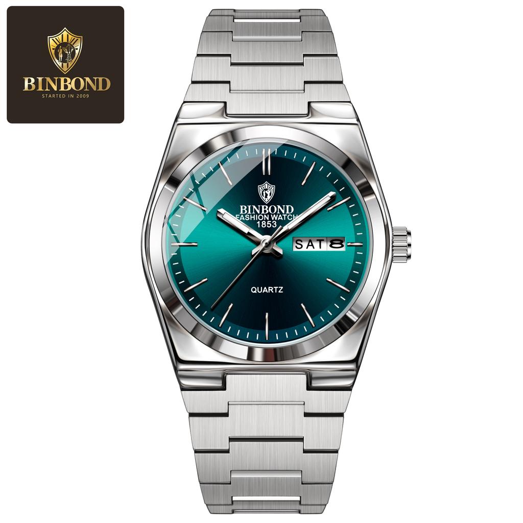 Luxury Business Quartz Men Wristwatch Waterproof Luminous Date Week Male Watch Stainless Steel Women Watches