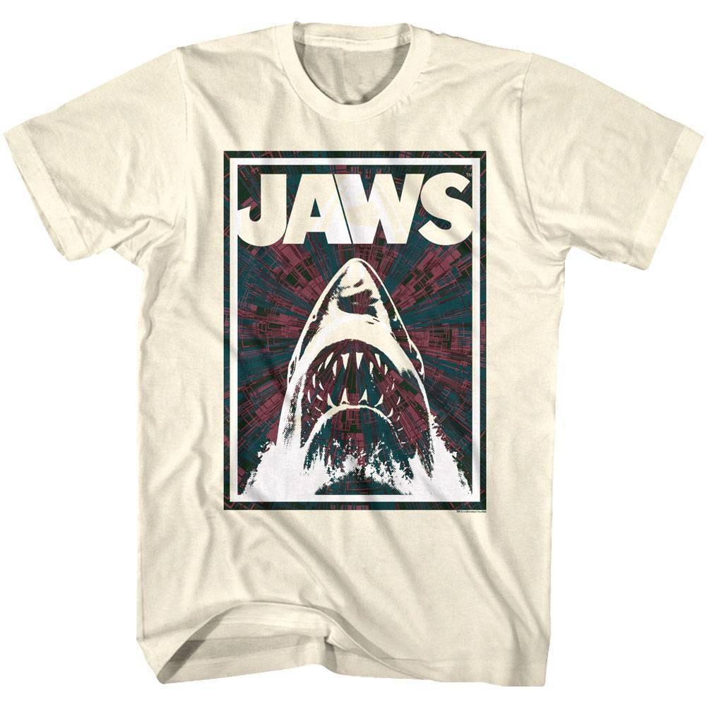 Jaws Two-Tone Shark Bite Men T Shirt L