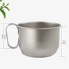 Pure Titanium Coffee Mug, Office Milk Tea Cup, Camping Sports Water Cup, Portable Outdoor Mug, 400ml
