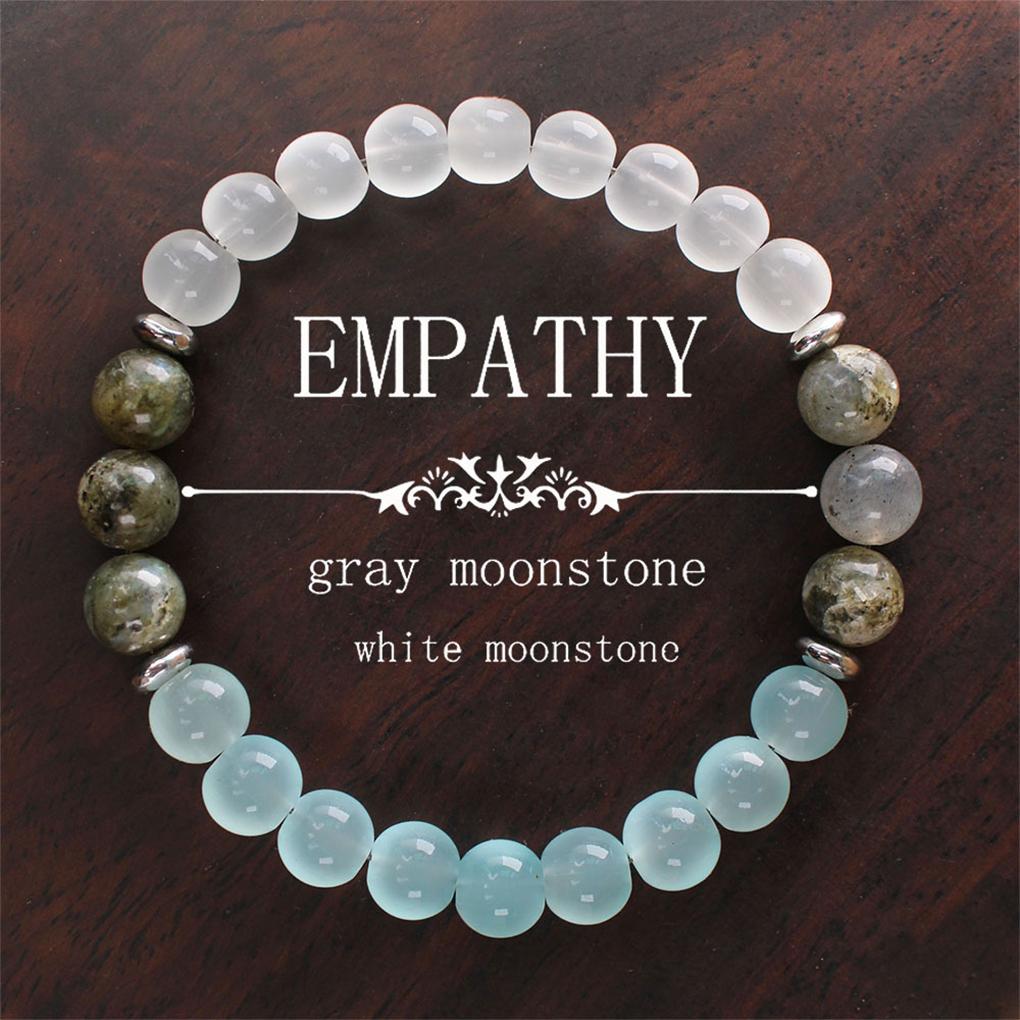 Lucky Handmade Natural Stone Bracelet For Positive Energy Fashionable Original Stone Beads