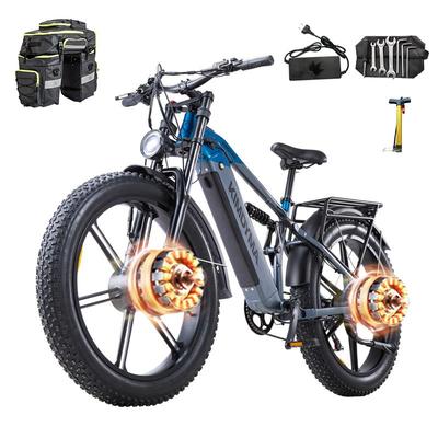 KIMDYMA K03 26-tolline elektrijalgratas, 48V 20Ah, topelt 3000W mootorid – 4,0-tollised laiad rehvid, hüdraulilised pidurid, maastikuratas, 55 km/h