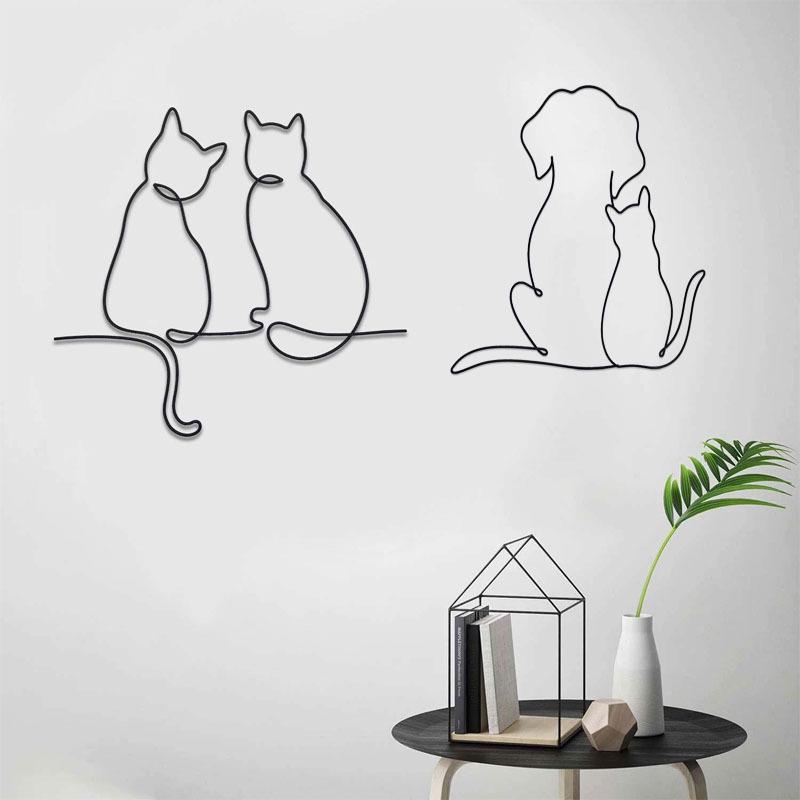 Hot-Selling Metal Animal Wall Art: Iron Craft Decor for Home