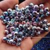 Mărgele Handmade Iridescente Electroplate de 8mm pentru Genți DIY, Accesorii și Perdele cu Mărgele