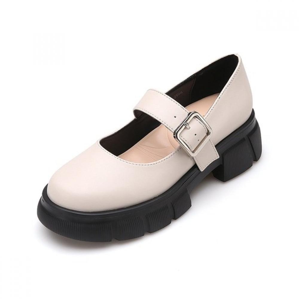Женские лоферы Misope 5 см 012419711 2 цвета Ivory/250