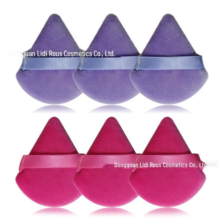 

Замшевый треугольный спонж для пудры 10 pieces