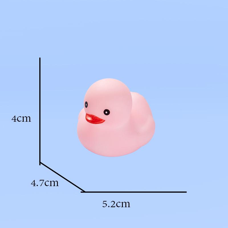 Hong Kong Edition Colorful Bath Squeak Little Yellow Duck Toy Set