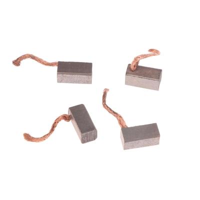 4 Peças 6x6x12mm Escova de Carvão para Motor Elétrico Ferramenta Elétrica Ventilador Soprador Escovas de Grafite Acessórios DIY