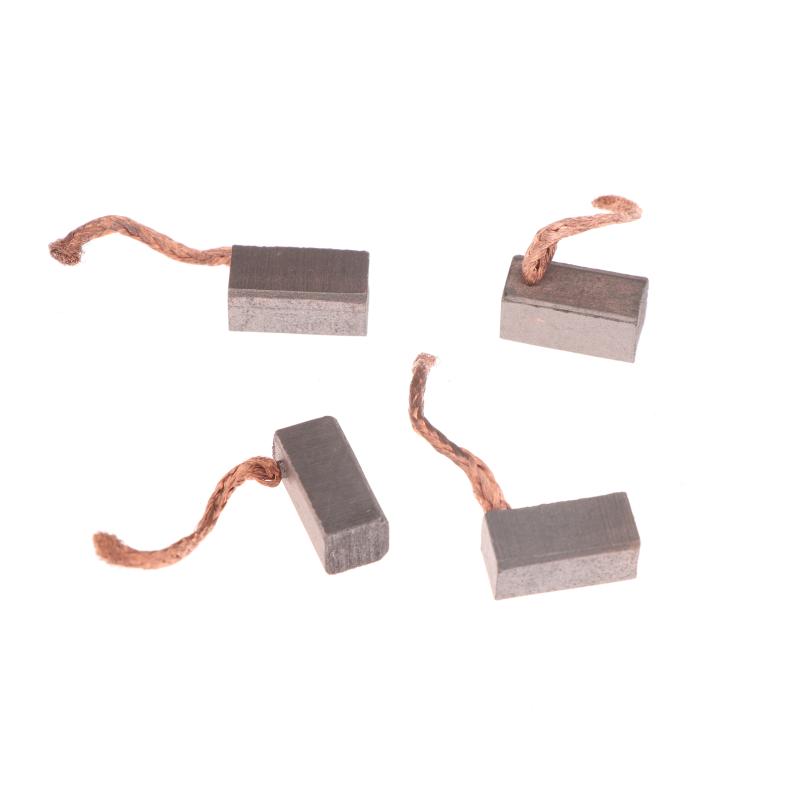 4 Pièces Accessoires Bricolage 6X6X12Mm Moteur Électrique Balai de Carbone Outil Électrique Souffleur Ventilateur Balais en Graphite