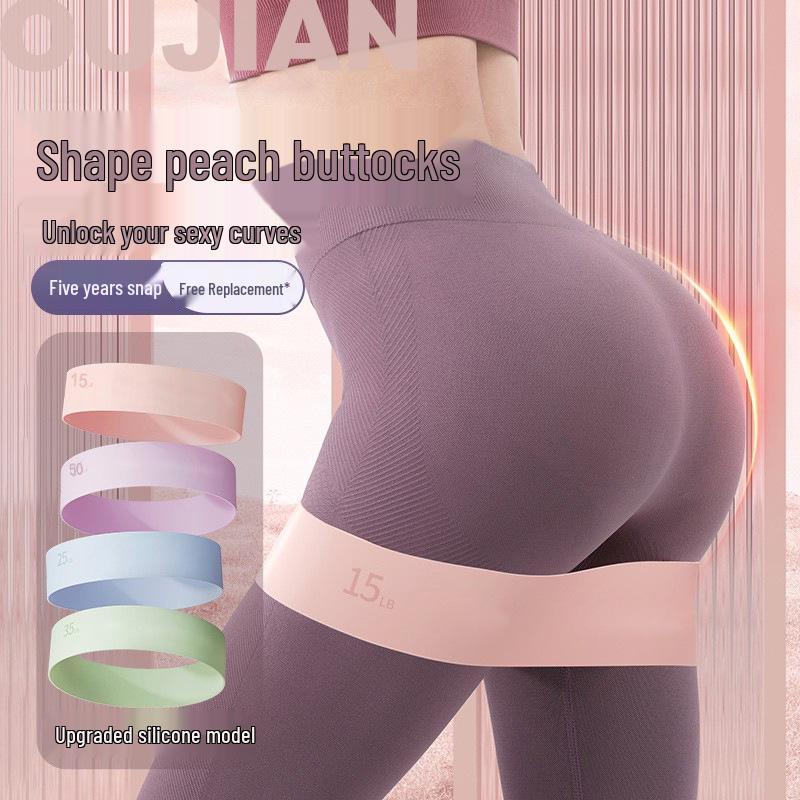 Women's Elastic Yoga Resistance Band for Hip and Strength Training