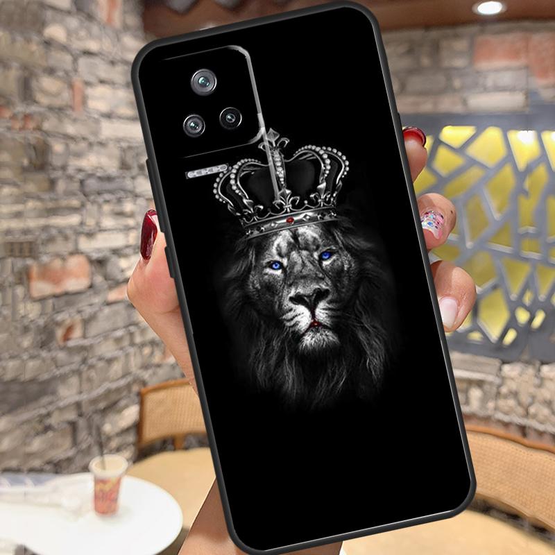 Animal Lion Case For Xiaomi 15 Ultra 13 14 11T 12T 13T 14T Pro POCO X7 X3 X5 X6 Pro M6 F5 F6 Pro Cover