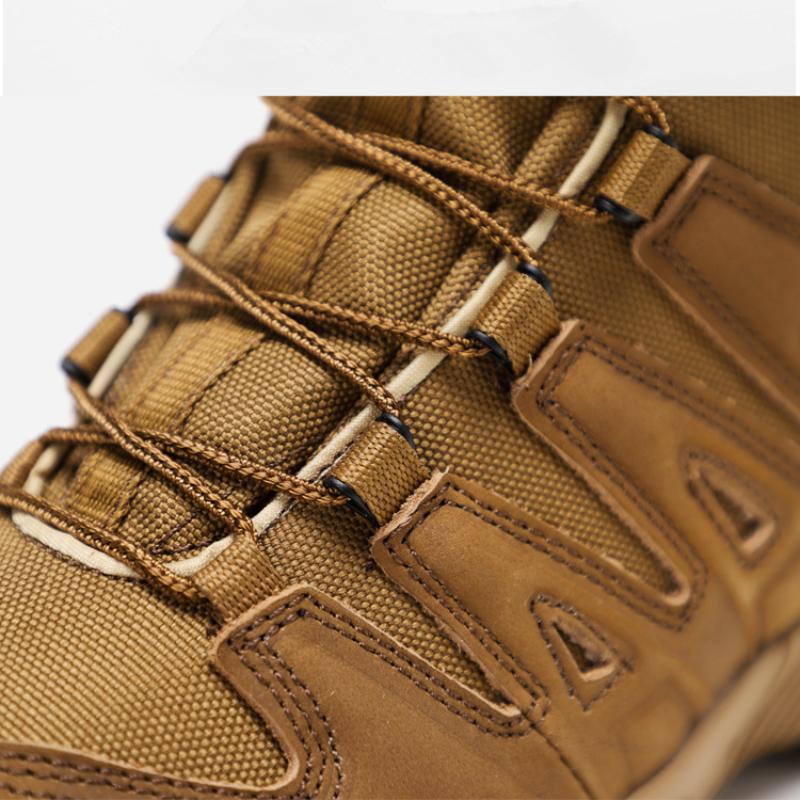 Men Tactical Boots Army Boots Mens Military Desert Waterproof Work Safety Shoes Climbing Hiking Shoes Ankle Men Outdoor Boots
