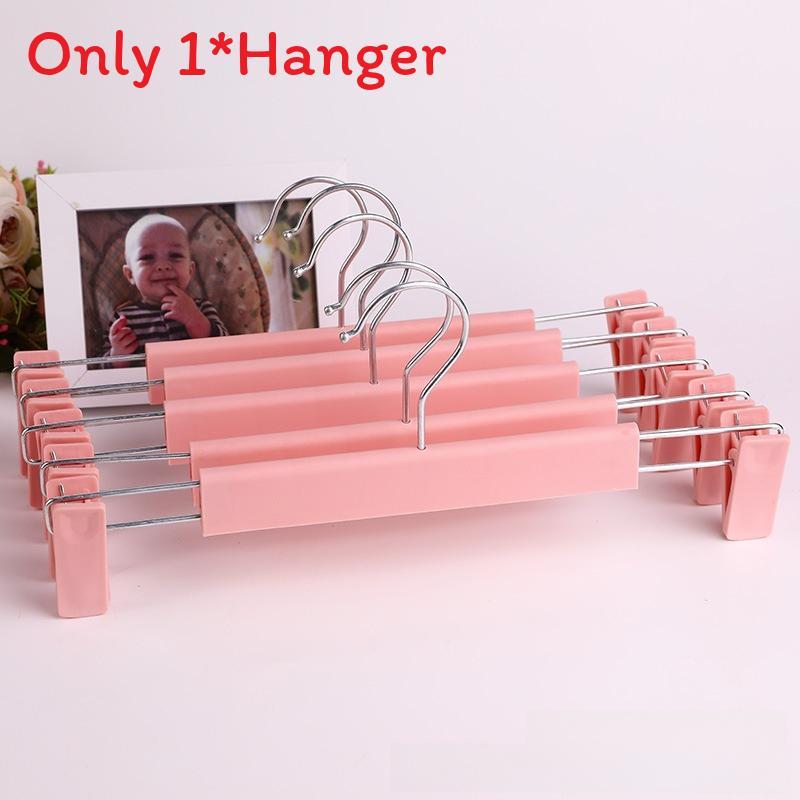 Пластиковые широкие плечики для одежды для взрослых, нескользящие, для химчистки и розничных витрин розовый