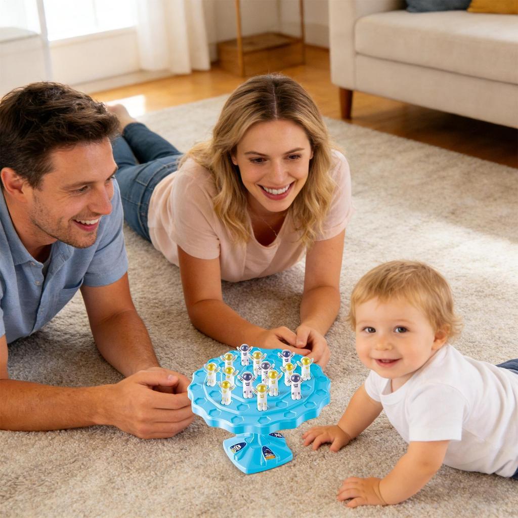 Frog Games Funny Frog Educational Toys Astronaut Two-Player Balanced Tree For Kids Girls Boys Adults Classroom Travel Home