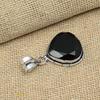 Black Spinel Gemstone Jewelry Solid 925 Sterling Silver Handmade Pendant
