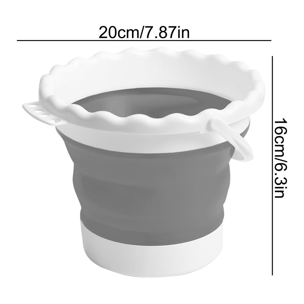 Silicone Watercolor Paint Washing Bucket Paint Brush Washer Foldable Mini Wash Water Bucket Holder Cup For Arts Crafts Cleaning