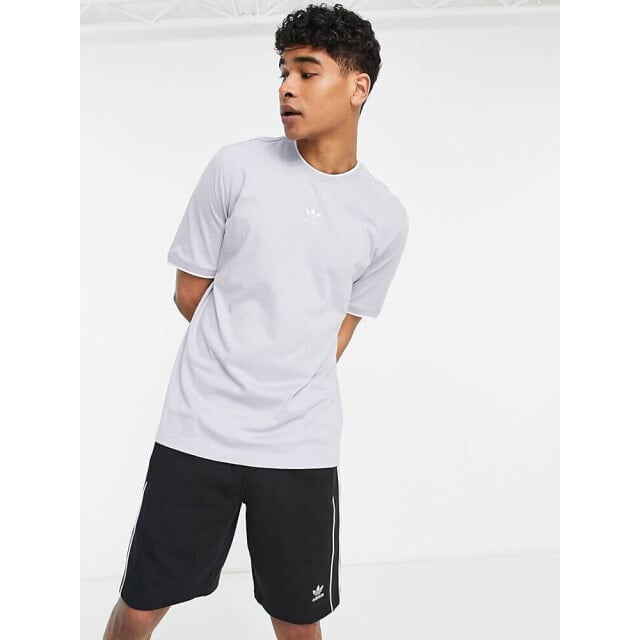 

Серая футболка с центральным логотипом adidas Originals Rekive