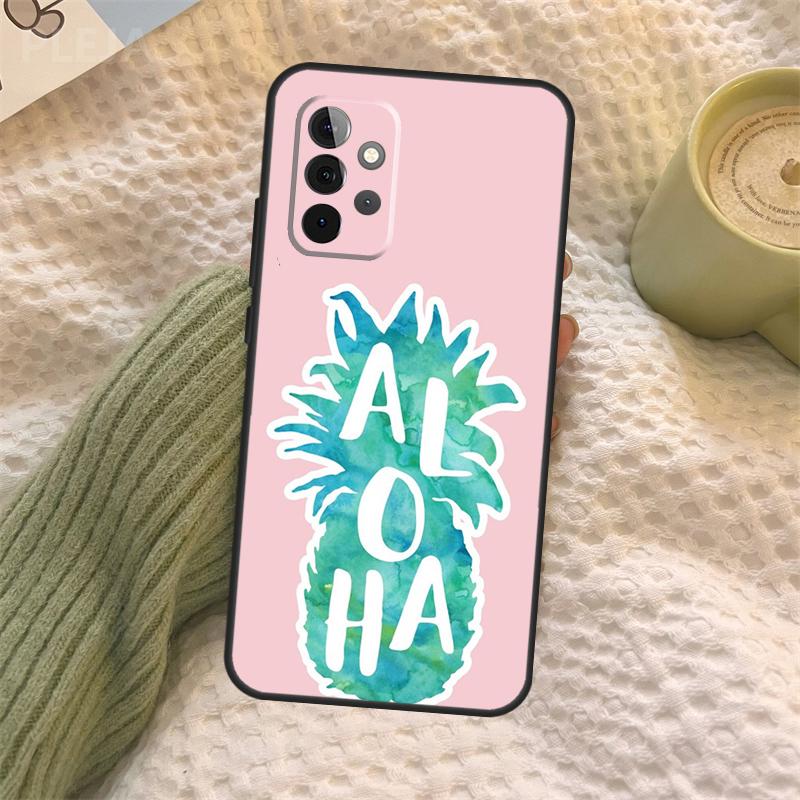 Aloha Beach Life Hawaii Case For Samsung Galaxy A15 A22 A52 A32 A54 A14 A16 A26 A36 A56 A55 A35 A05 A06 A53 A33 A13