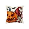 Halloween Decorative Pillow Cover 45x45cm Halloween Pumpkin Bat Spider Print Cushion Case Sofa Bed Home Decor