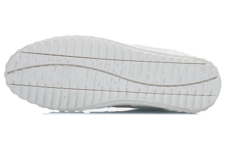 Li Ning Wu Xing Slip Resistant Abrasion Resistant High Top Skateboard Shoes Unisex Mist White AGCR490-3