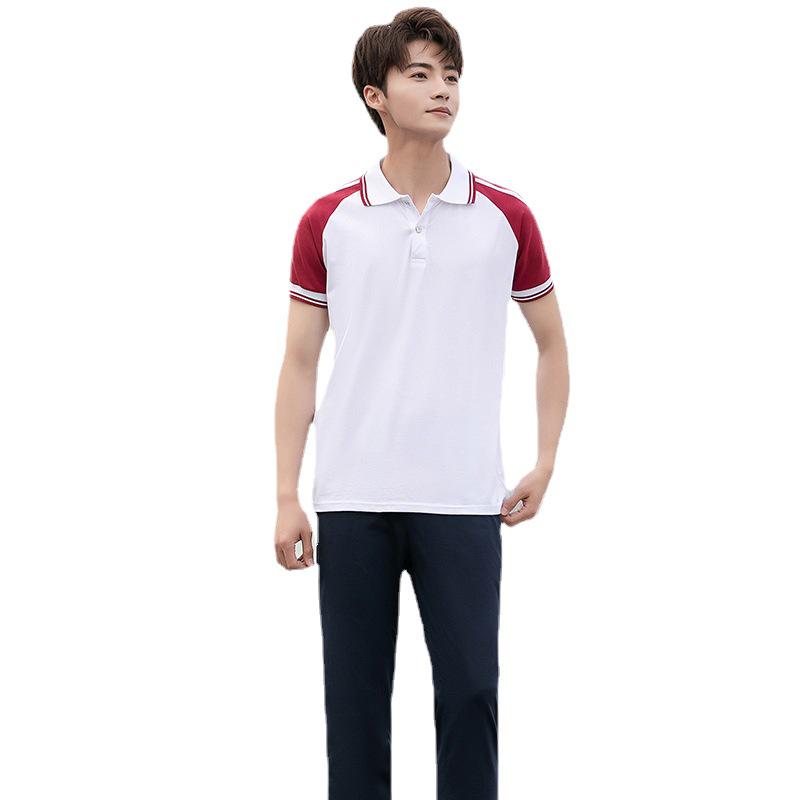 2021 Unisex Summer Sports Suit: Short Sleeve & Long Pants, Student School Uniform