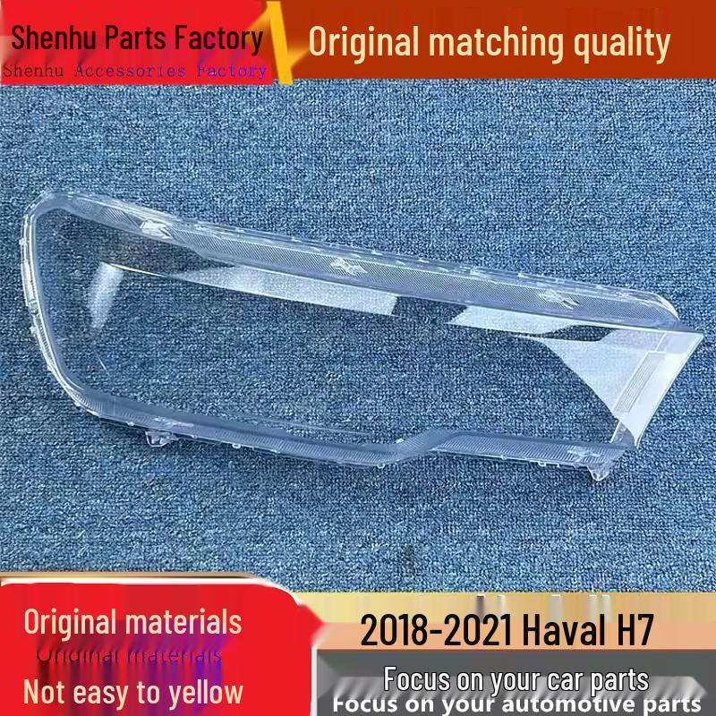 

Headlight Cover for Great Wall Haval H7 (2018-2021) - Transparent Lampshade Lamp Shell Face Shield Standard Driver s Side without Rubber