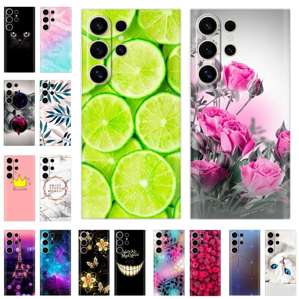 For Samsung S25 Ultra Case Clear TPU Soft Fashion Silicone Phone Case For Samsung Galaxy S25 Plus Back Cover S 25 Fundas Para