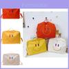 Modern Stylish Large Capacity Canvas Backpack For Kids With Cute Smiley Face Design
