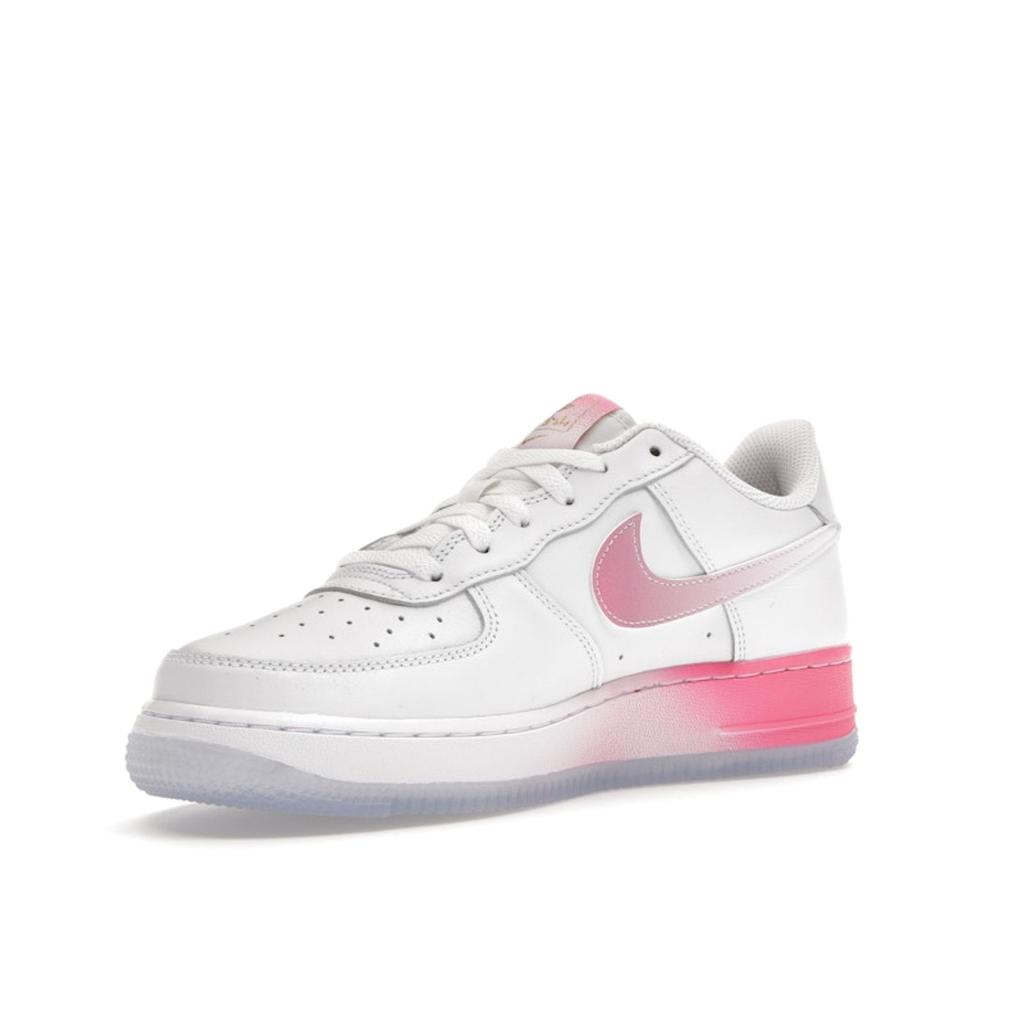 Nike Air Force 1 07 GS San Francisco Pack - Lotus Flower Kids Joggesko Hvit Lotus-Rosa Gul-Gull FD1023-100