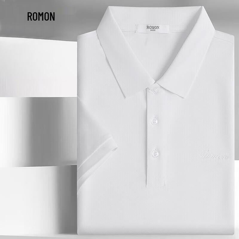 Romon Men s Ice Silk Short Sleeve Polo Shirt XL