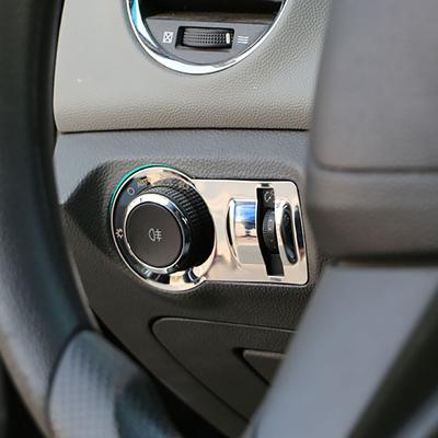 For Chevrolet Cruze Sedan Hatchback 2009 - 2014 LHD Headlight Front Light Lamp Switch Knob Cover Sticker Trim Car Accessories