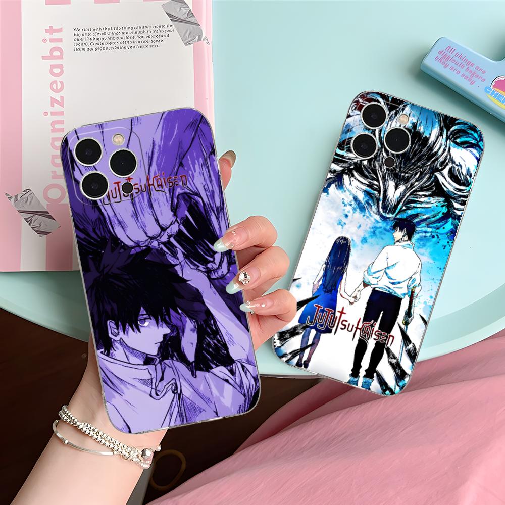 Jujutsu Kaisen Yuta Okkotsu Phone Case for iPhone 17 16 15 14 13 12 11 X XR XS Air Pro Max Plus Mini Clear Colorful Cover Pretty
