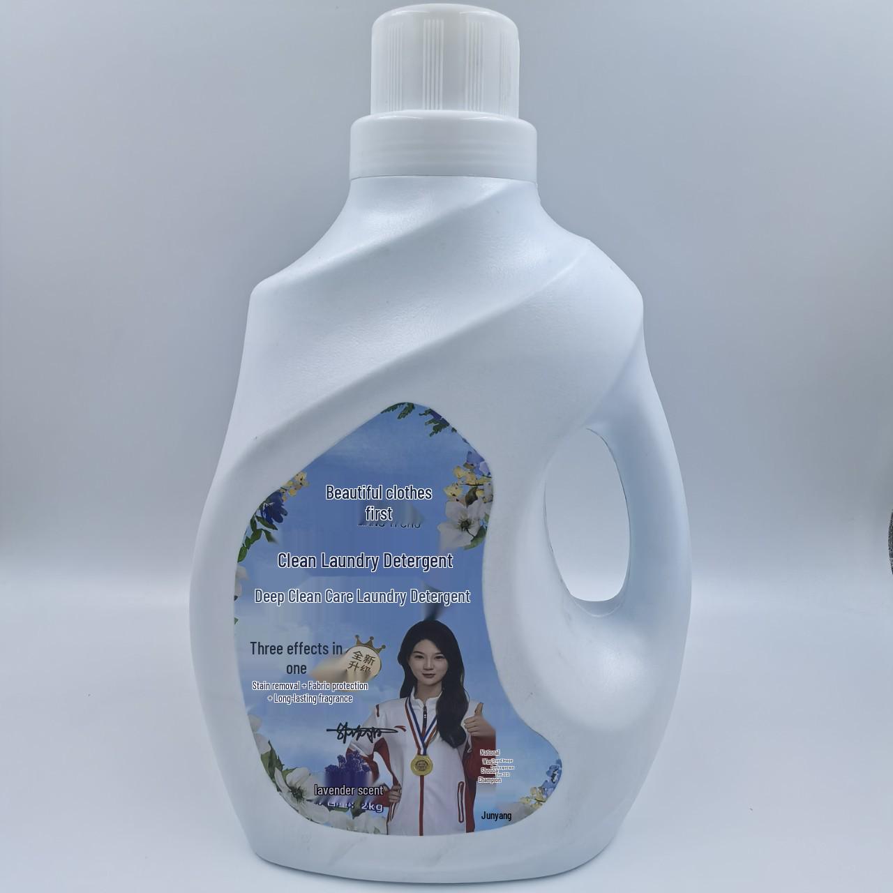 

Liangyi Chu 2 кг Стиральный порошок для чистого белья, Стойкий аромат парфюма, Большая емкость 4 цзиня