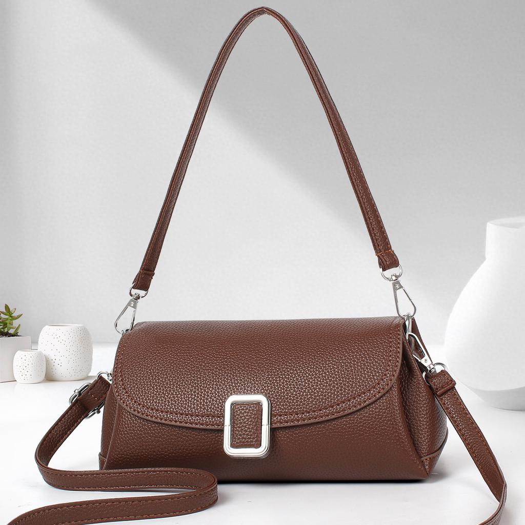 Single Shoulder Small Square Bag 2025 New Simple and Fashionable Women's Bag Commuter Armpit Bag To Work