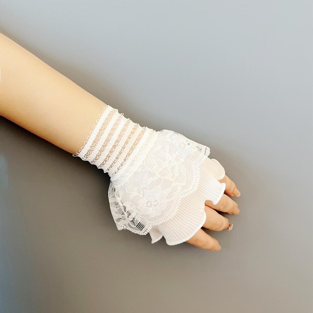 Fake Sleeves For Women With Lace Trims For Clothing Sleeves, Sweater Sleeves, Fake Cuffs